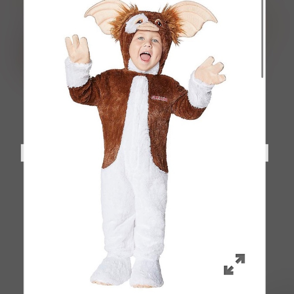 Kids Gizmo the Gremlin costume, size 5/6.